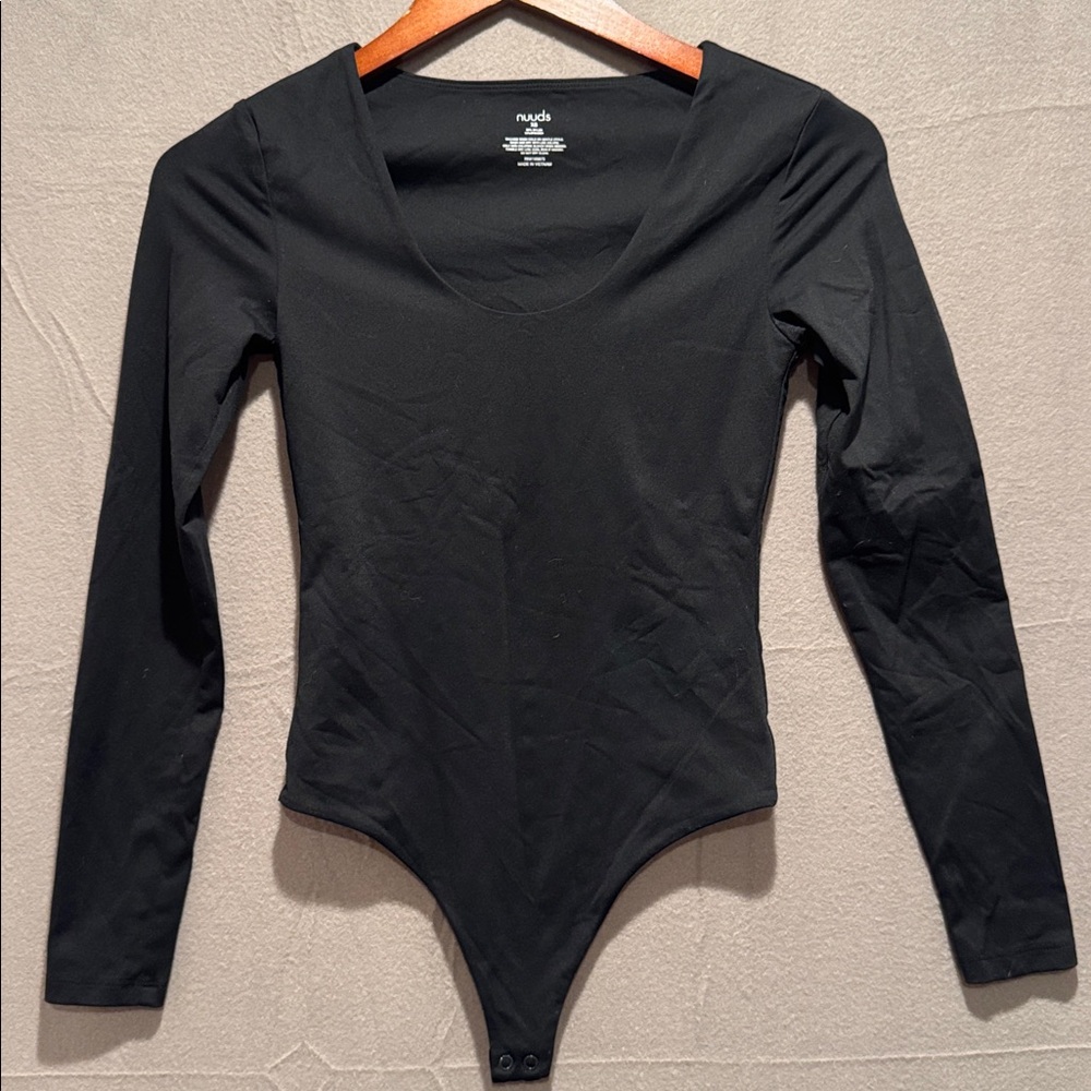 Nuuds Charcoal Long Sleeve Top